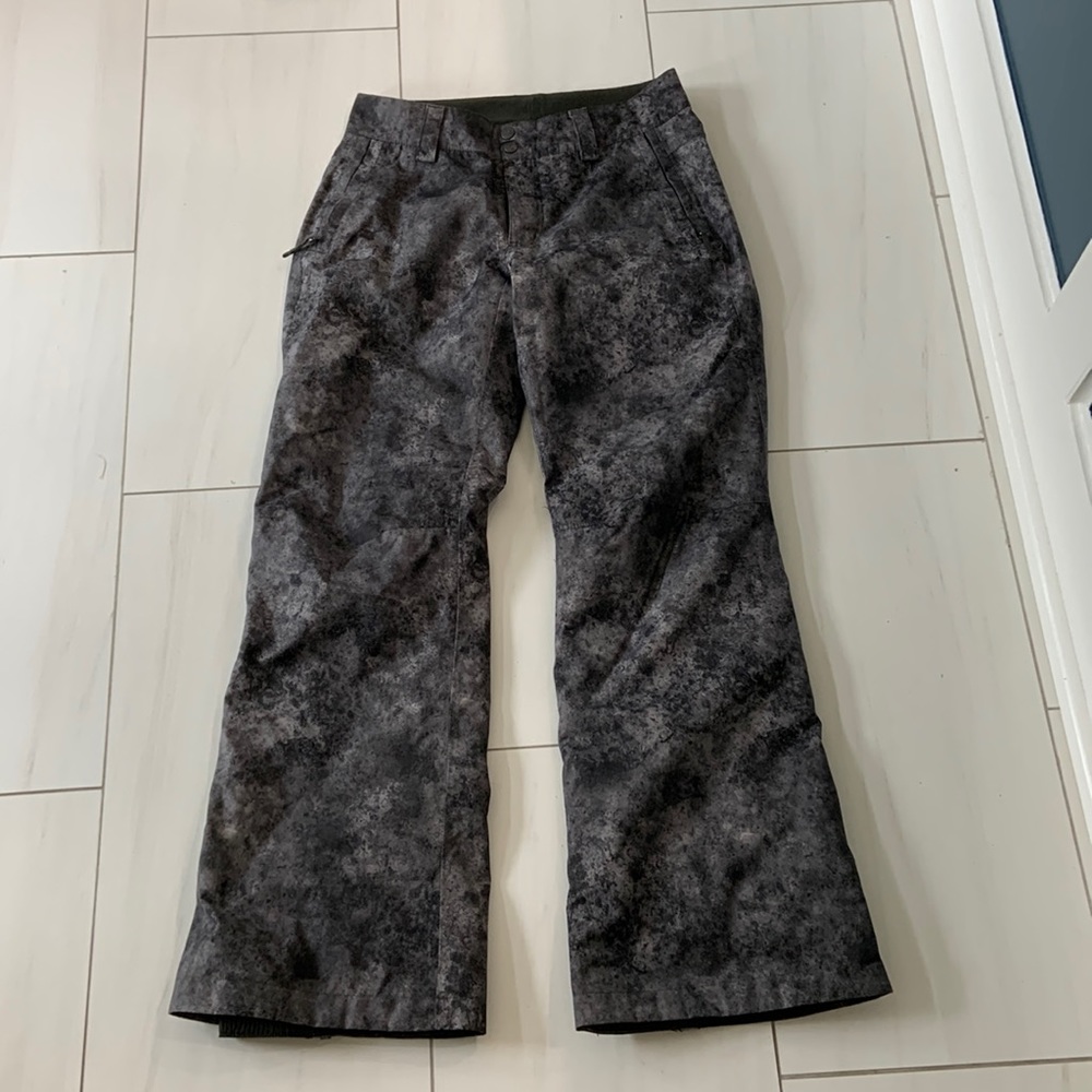 North Face Dryvent Sally Grey & Black snow pants Size Small